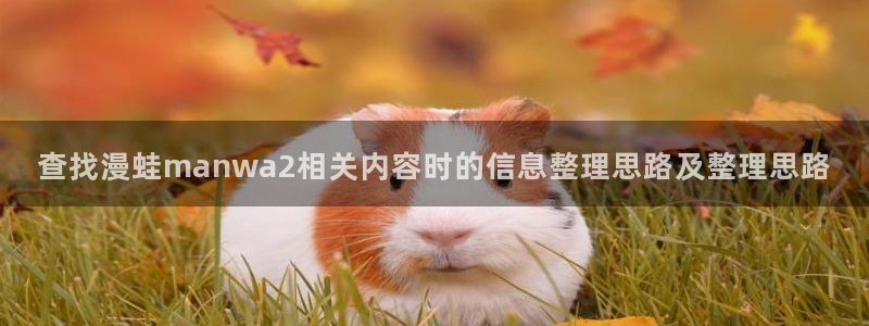 樱花日语自学：查找漫蛙manwa2相关内容时的信息整理思路及整理思路